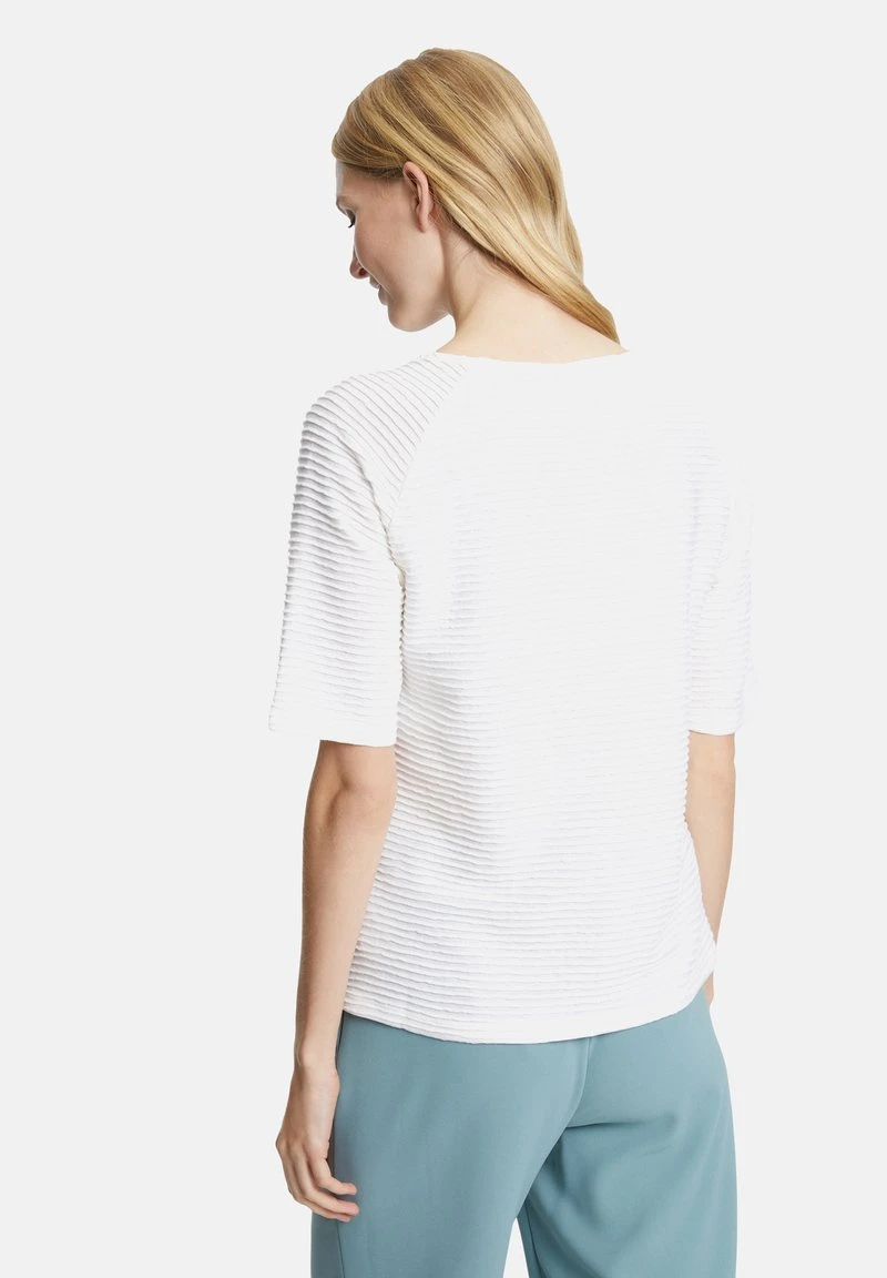 Betty Barclay CASUAL MIT RIPPENSTRUKTUR - Bluse - Weiß 3 Betty Barclay CASUAL MIT RIPPENSTRUKTUR - Bluse - Weiß – Bild 3