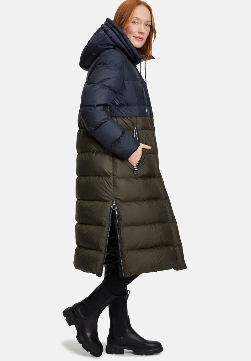 Betty Barclay Daunenmantel - Patch Dark Blue Khaki 4 Betty Barclay Daunenmantel - Patch Dark Blue Khaki – Bild 4