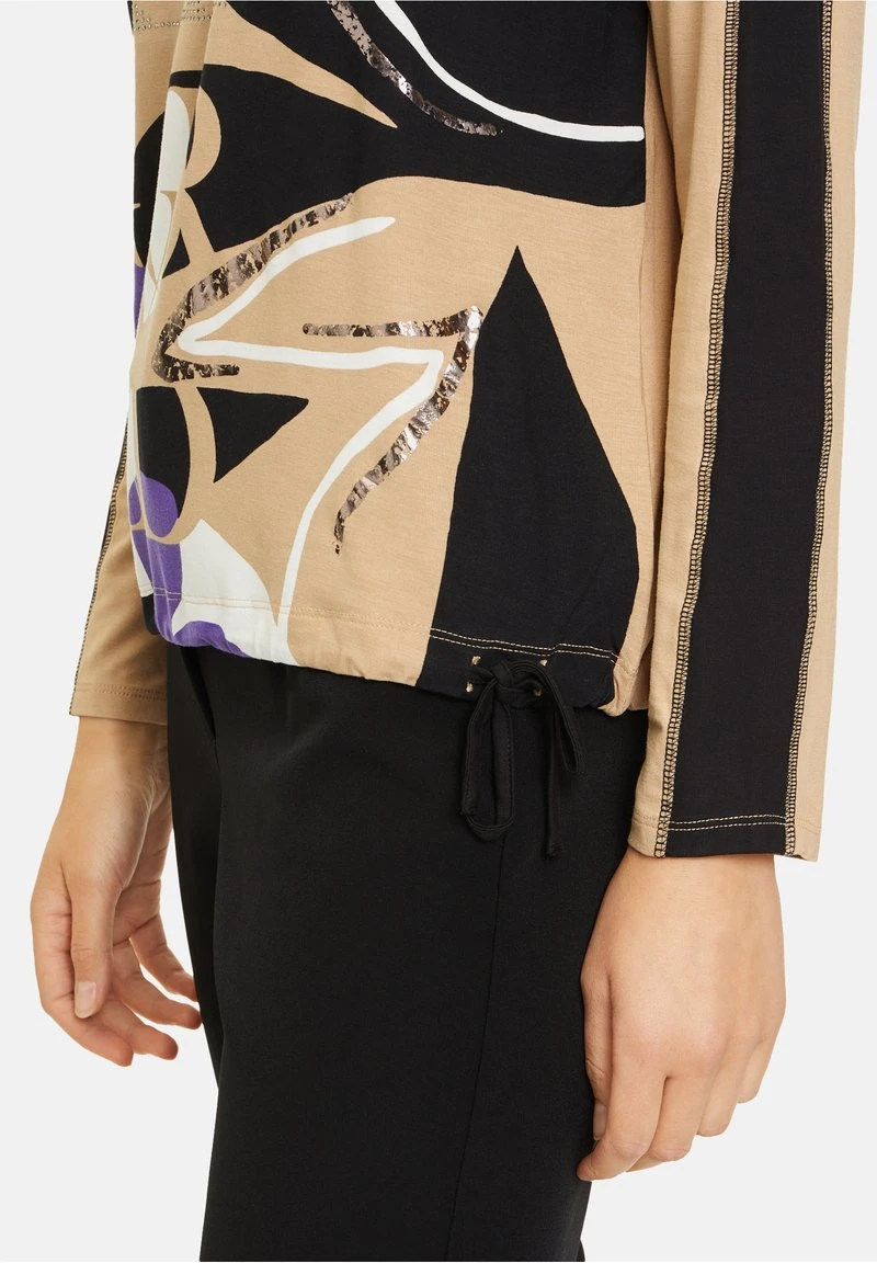 Betty Barclay CASUAL MIT COLOR BLOCKING - Langarmshirt - Camel Black 5 Betty Barclay CASUAL MIT COLOR BLOCKING - Langarmshirt - Camel Black – Bild 5