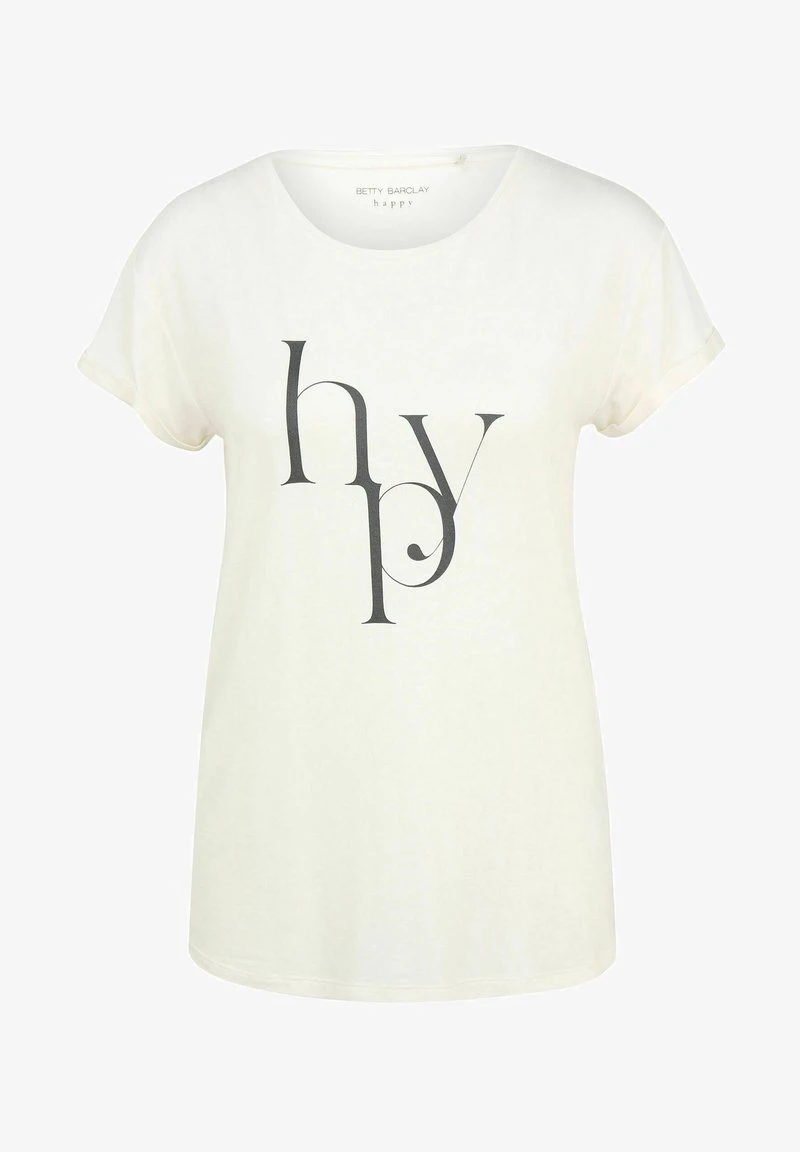 BETTY BARCLAY RUNDHALS-SHIRT - Bluse - Patch Cream/black 6 BETTY BARCLAY RUNDHALS-SHIRT - Bluse - Patch Cream/black – Bild 6