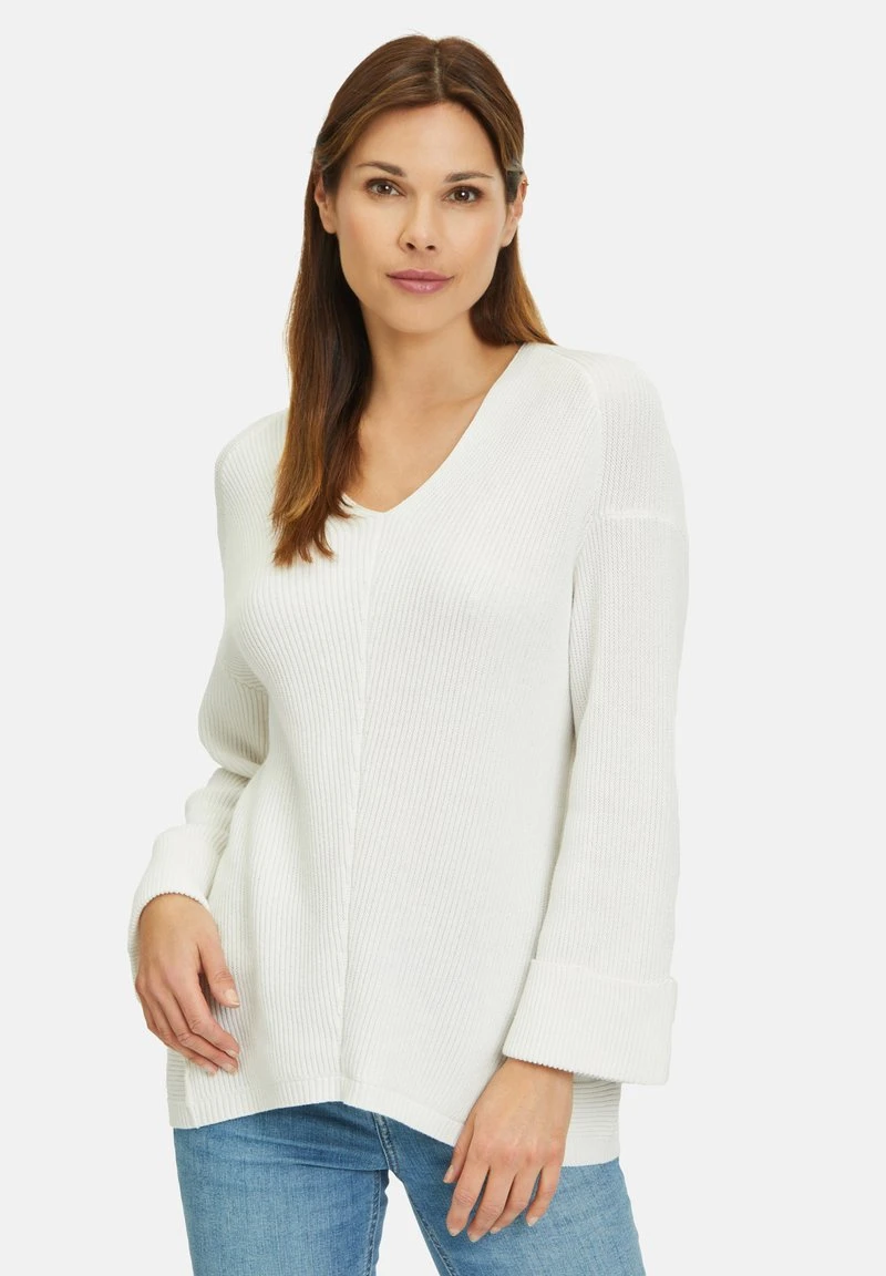 Betty Barclay UNIFARBEN - Strickpullover - Rohweiß 1 Betty Barclay UNIFARBEN - Strickpullover - Rohweiß