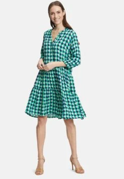 Betty Barclay MIT 3/4 ARM - Freizeitkleid - Dark Blue Light Blue