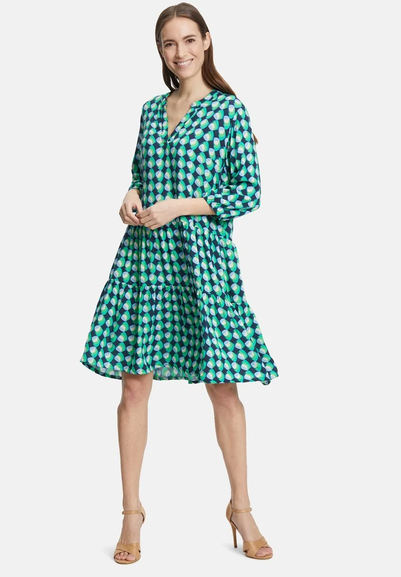 Betty Barclay MIT 3/4 ARM - Freizeitkleid - Dark Blue Light Blue 1 Betty Barclay MIT 3/4 ARM - Freizeitkleid - Dark Blue Light Blue