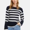 Betty Barclay MIT RINGEL - Strickpullover - Patch Dark Blue Cream