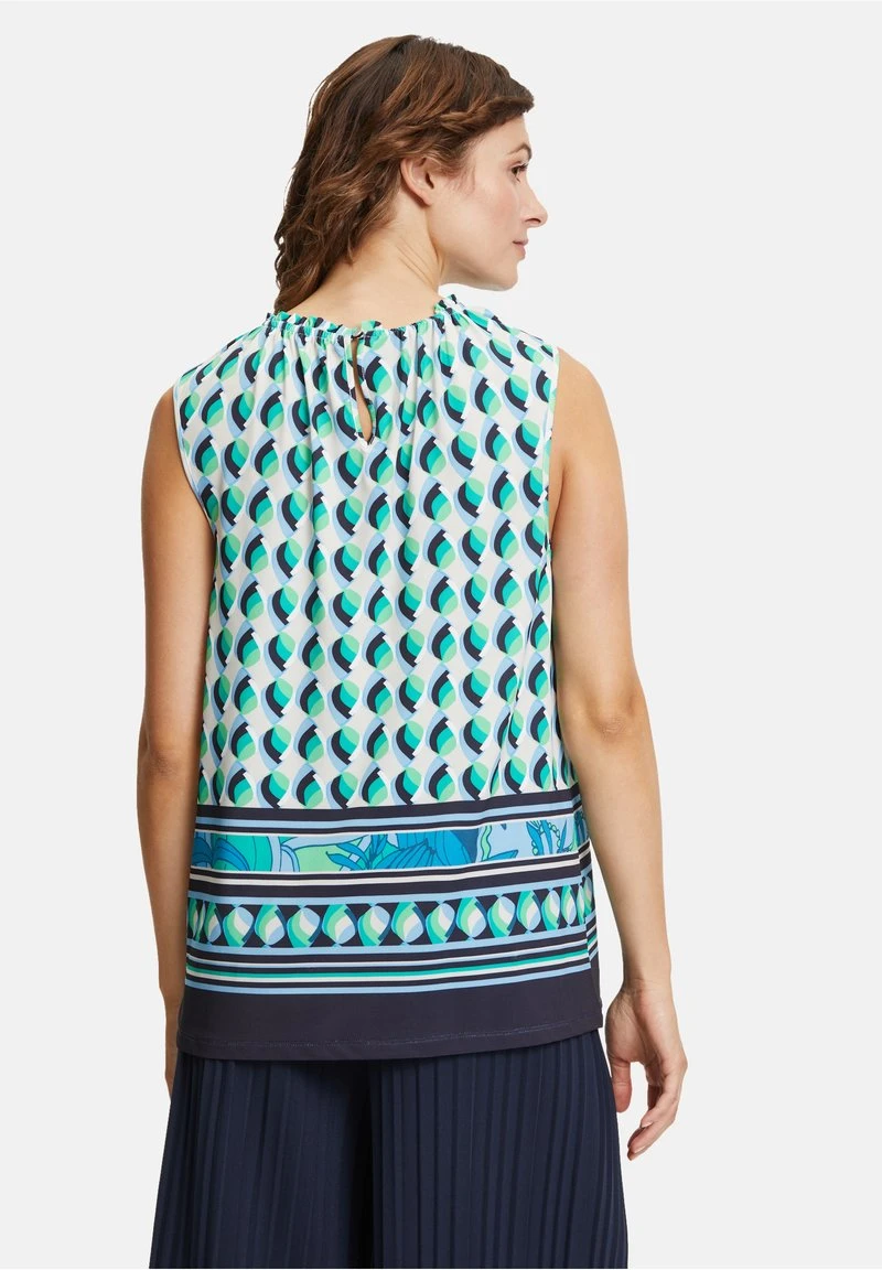 Betty Barclay MIT RÜSCHEN - Bluse - Dark Blue Beige 2 Betty Barclay MIT RÜSCHEN - Bluse - Dark Blue Beige – Bild 2