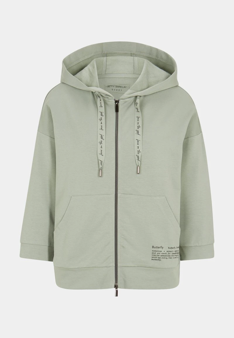 Betty Barclay MIT KAPUZE - Sweatjacke - Green 3 Betty Barclay MIT KAPUZE - Sweatjacke - Green – Bild 3