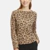 Betty Barclay MIT REISSVERSCHLUSS - Sweatshirt - Camel Black