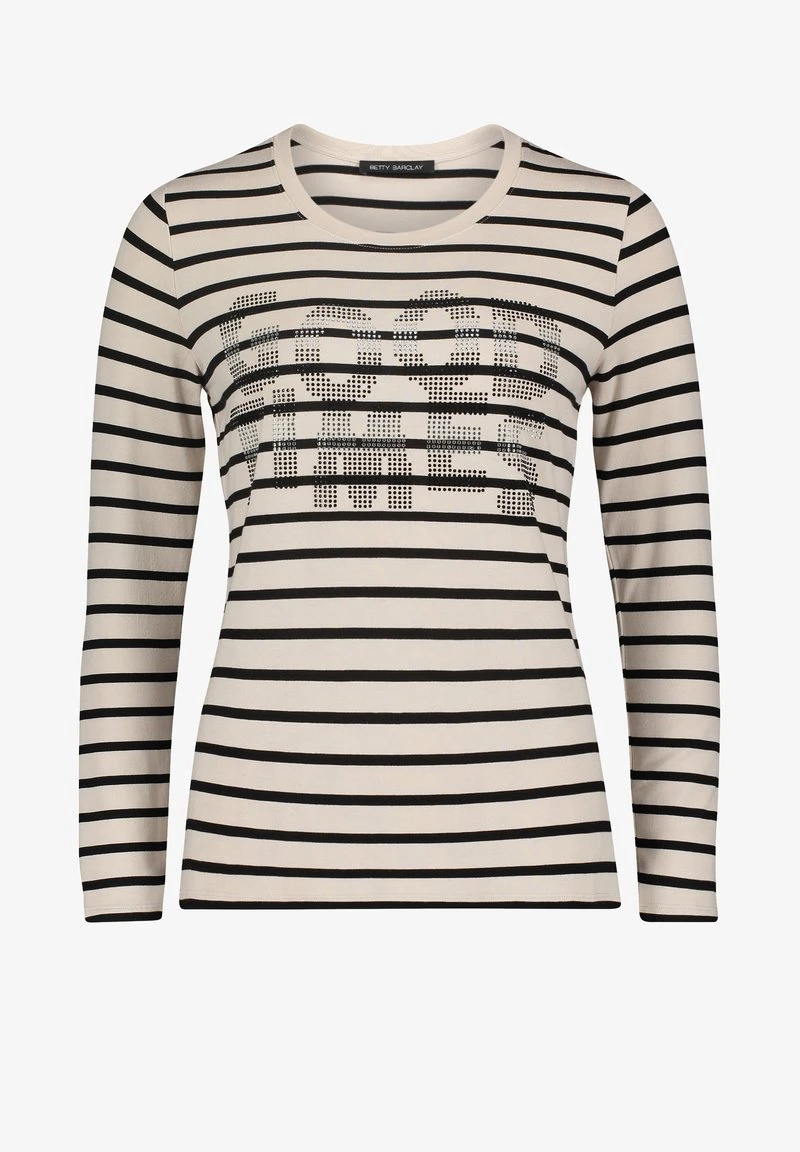 Betty Barclay Langarmshirt - Schwarz Beige 6 Betty Barclay Langarmshirt - Schwarz Beige – Bild 6