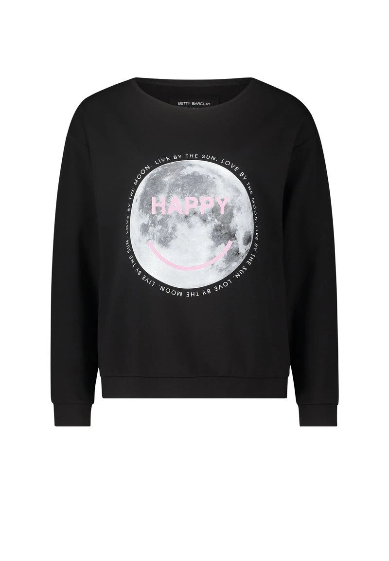 Betty Barclay MIT AUFDRUCK - Sweatshirt - Schwarz Grau 3 Betty Barclay MIT AUFDRUCK - Sweatshirt - Schwarz Grau – Bild 3