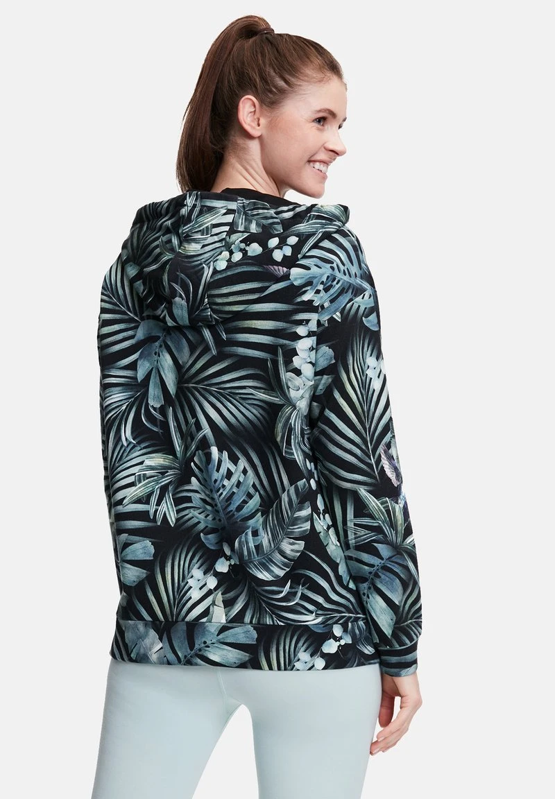 Betty Barclay Sweatjacke - Schwarz/grün 3 Betty Barclay Sweatjacke - Schwarz/grün – Bild 3