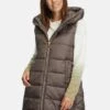 Betty Barclay MIT KAPUZE - Weste - Brown