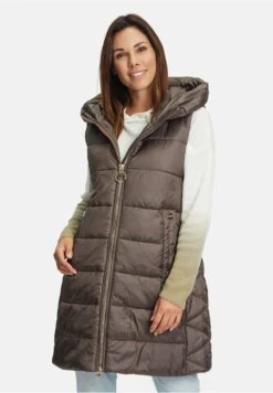 Betty Barclay MIT KAPUZE - Weste - Brown