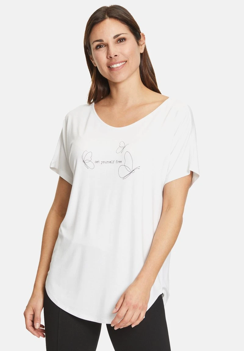 Betty Barclay OVERSIZE - T-Shirt Print - Weiß 1 Betty Barclay OVERSIZE - T-Shirt Print - Weiß