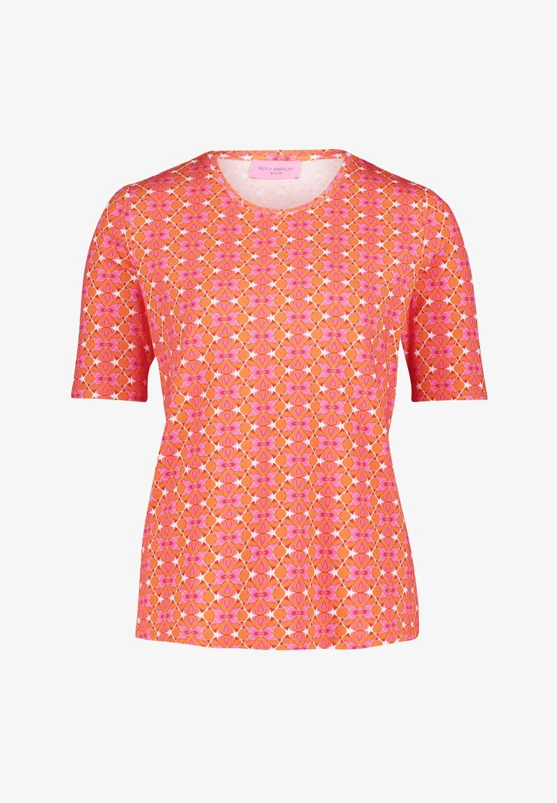 Betty Barclay MIT AUFDRUCK - T-Shirt Print - Orange/pink 6 Betty Barclay MIT AUFDRUCK - T-Shirt Print - Orange/pink – Bild 6