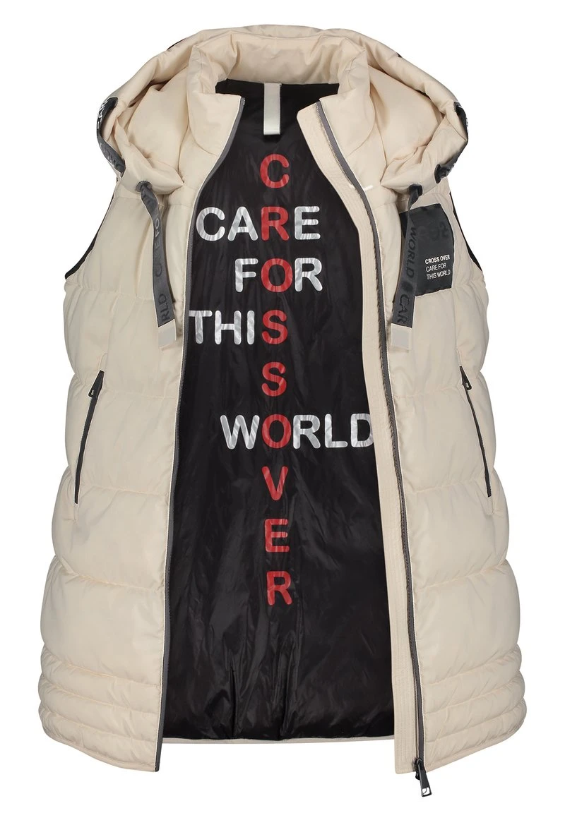 Betty Barclay MIT KAPUZE - Weste - Cream 4 Betty Barclay MIT KAPUZE - Weste - Cream – Bild 4