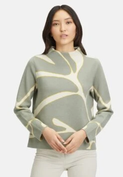 Betty Barclay LANGARM - Strickpullover - Khaki Beige
