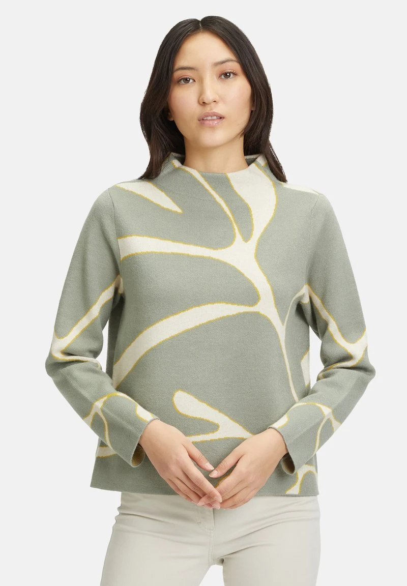 Betty Barclay LANGARM - Strickpullover - Khaki Beige 1 Betty Barclay LANGARM - Strickpullover - Khaki Beige