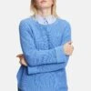 Betty Barclay GROB MIT SEITENSCHLITZEN - Strickpullover - Meer Blau