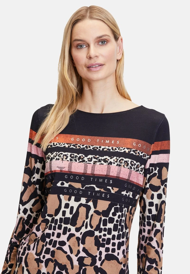 Betty Barclay MIT AUFDRUCK - Langarmshirt - Camel Black 4 Betty Barclay MIT AUFDRUCK - Langarmshirt - Camel Black – Bild 4