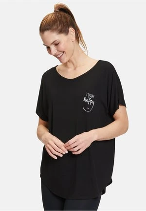 Betty Barclay MIT V AUSSCHNITT - T-Shirt Print - Schwarz/grau 6 Betty Barclay MIT V AUSSCHNITT - T-Shirt Print - Schwarz/grau – Bild 6