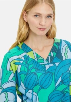 Betty Barclay MIT MUSTER - Bluse - Blau Grün -Betty Barclay Verkäufe c5be013621a046a185afeaf11e87444a