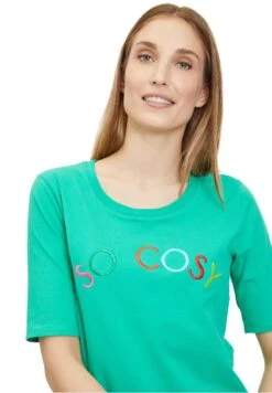 Betty Barclay BASIC MIT STICKEREI - T-Shirt Print - Simply Green -Betty Barclay Verkäufe c71765cf473a4726b8f4df294e630e60