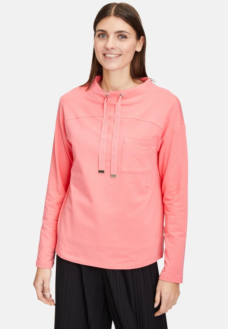Betty Barclay MIT HOHEM KRAGEN - Sweatshirt - Calypso Coral 1 Betty Barclay MIT HOHEM KRAGEN - Sweatshirt - Calypso Coral