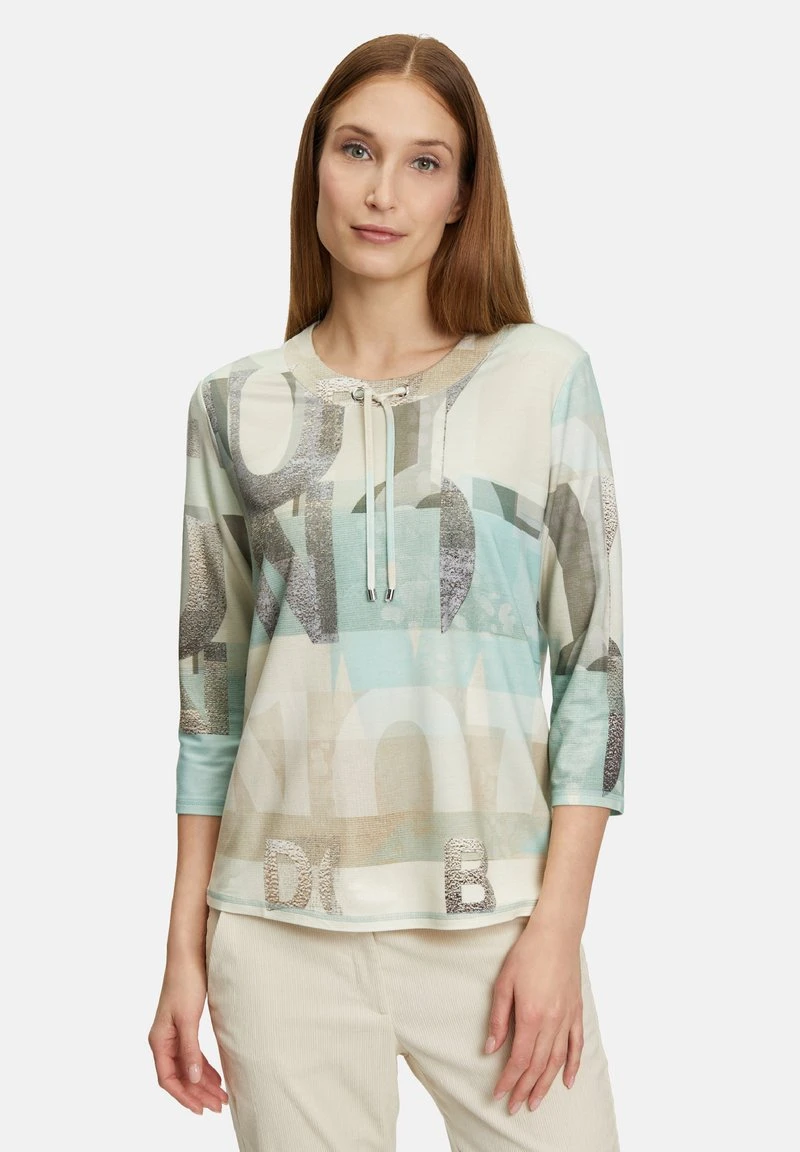Betty Barclay Langarmshirt - Petrol Beige 1 Betty Barclay Langarmshirt - Petrol Beige