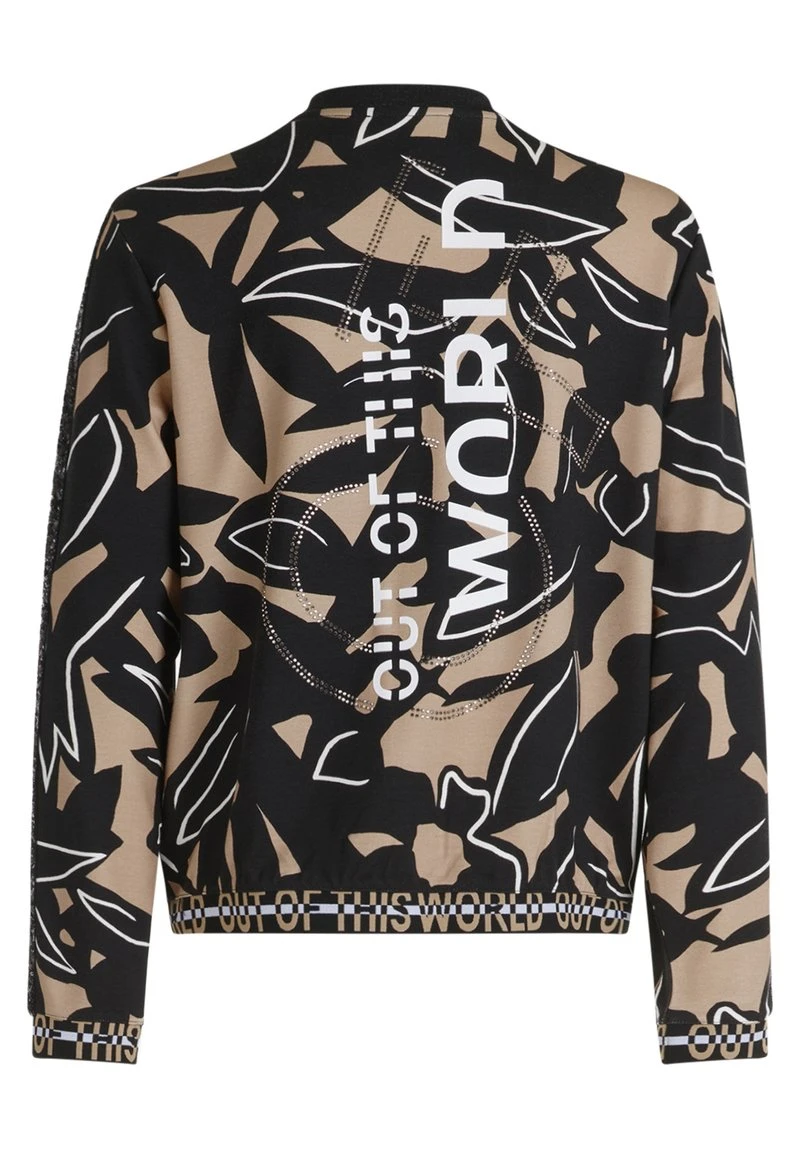 Betty Barclay LANGARM - Bomberjacke - Schwarz Beige 2 Betty Barclay LANGARM - Bomberjacke - Schwarz Beige – Bild 2