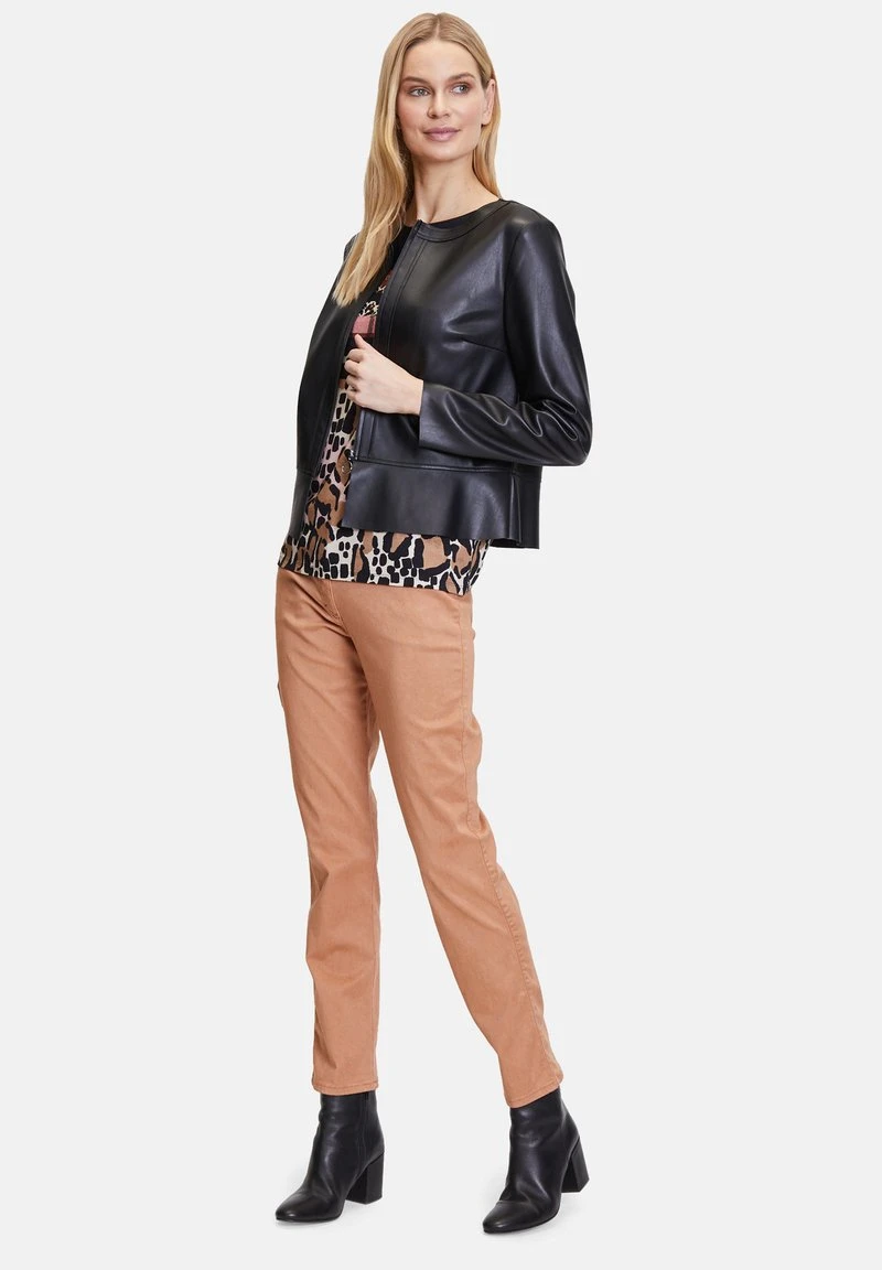Betty Barclay MIT AUFDRUCK - Langarmshirt - Camel Black 2 Betty Barclay MIT AUFDRUCK - Langarmshirt - Camel Black – Bild 2