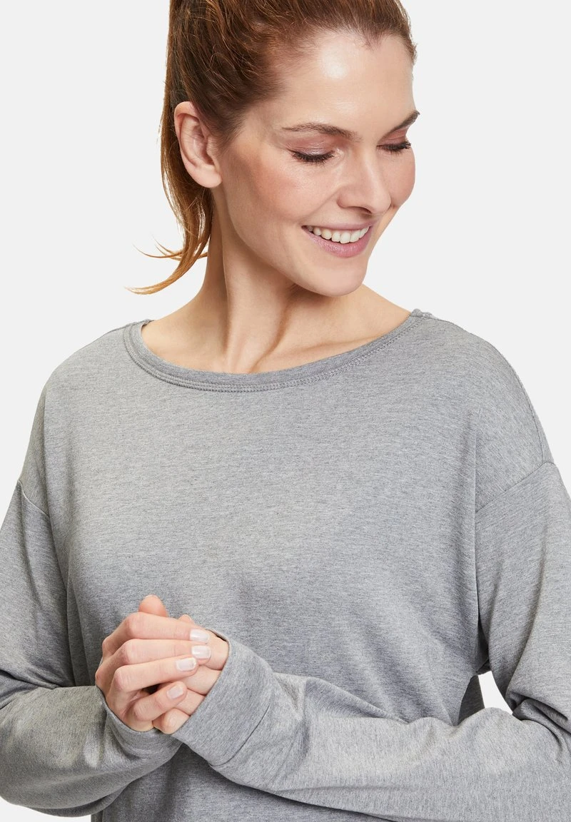 Betty Barclay MIT EINGRIFFTASCHEN - Sweatshirt - Grey Melange 4 Betty Barclay MIT EINGRIFFTASCHEN - Sweatshirt - Grey Melange – Bild 4