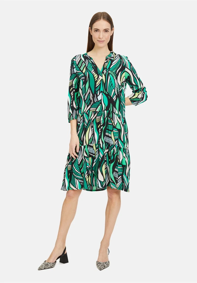 Betty Barclay Freizeitkleid - Grün Schwarz 2 Betty Barclay Freizeitkleid - Grün Schwarz – Bild 2