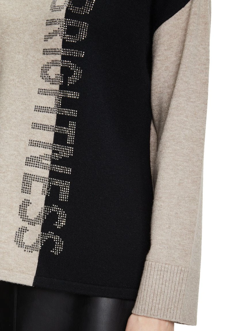 Betty Barclay Strickpullover - Patch Taupe Black 5 Betty Barclay Strickpullover - Patch Taupe Black – Bild 5