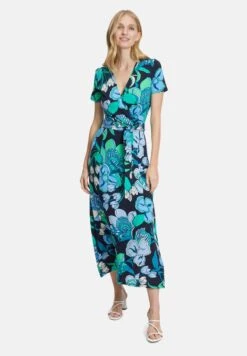 Betty Barclay KURZARM - Jerseykleid - Dunkelblau Blau