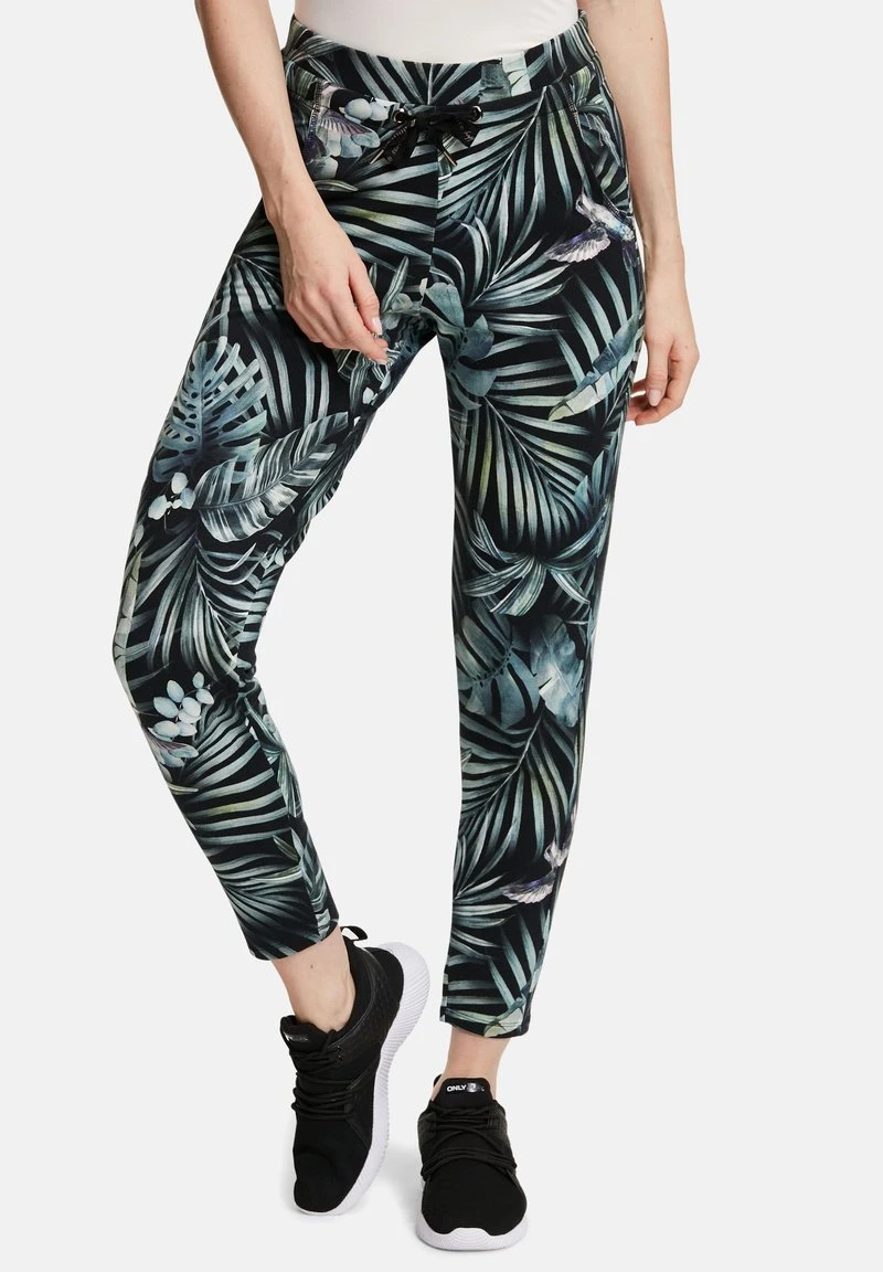 Betty Barclay Leggings - Hosen - Schwarz Grün 1 Betty Barclay Leggings - Hosen - Schwarz Grün