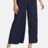 Betty Barclay CULOTTE MIT PLISSEE - Stoffhose - Dunkelblau